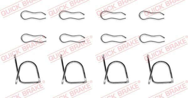 QUICK BRAKE Monteringssett, bremseklosser 109-0939 QUICK BRAKE 109-0939 Tibehørsett, skivebremse belegg Simca 1501 pris