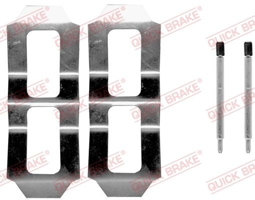 QUICK BRAKE Monteringssats, bromsbelägg 109-0987 Mercedes Benz 905 Tipp Monteringssats, bromsbelägg QUICK BRAKE 109-0987