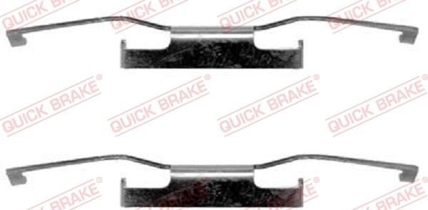 QUICK BRAKE Lisakomplekt, ketaspiduriklotsid 109-1011 QUICK BRAKE 109-1011 Lisakomplekt, ketaspiduriklotsid