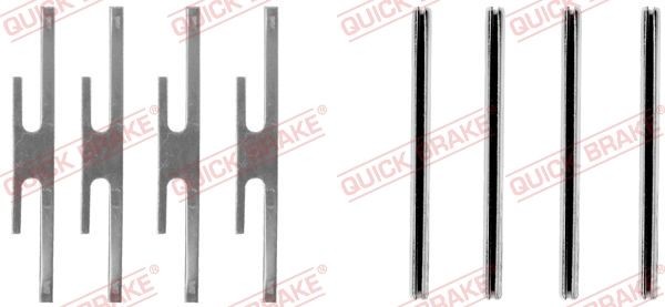 QUICK BRAKE Kit de acessórios, pastilhas de travão 109-1012 QUICK BRAKE 109-1012 Kit de acessórios, pastilhas de travão Opel Rekord E Carrinha baratos