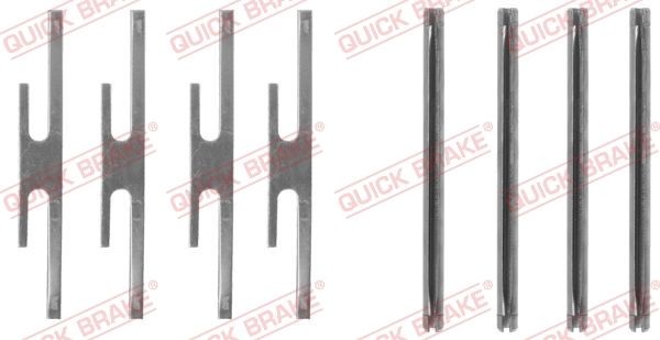 QUICK BRAKE Kit de acessórios, pastilhas de travão 109-1072 QUICK BRAKE 109-1072 Kit de acessórios, pastilhas de travão Opel Rekord E Carrinha originais preço