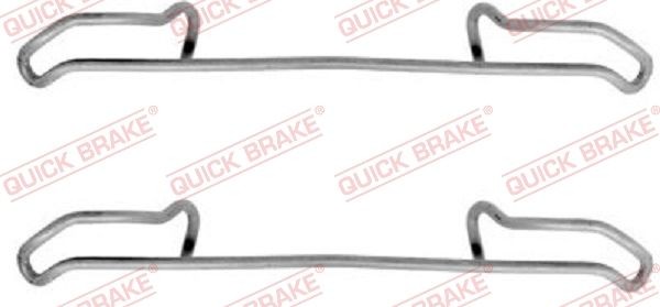 QUICK BRAKE Piederumu komplekts, Disku bremžu uzlikas 109-1085 QUICK BRAKE 109-1085 Piederumu komplekts, Disku bremžu uzlikas