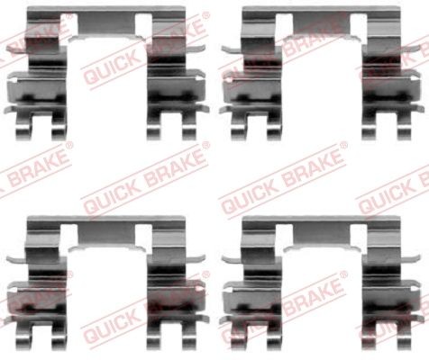 QUICK BRAKE Kit accessori, pastiglia freno 109-1087 QUICK BRAKE 109-1087 Kit accessori, pastiglia freno Honda Civic ED 4 originale prezzo