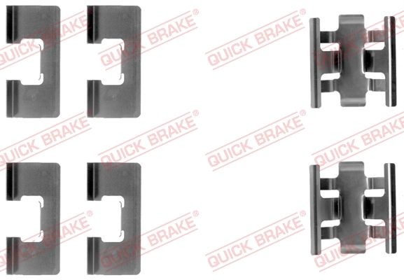 QUICK BRAKE Kit d'accessoires, plaquette de frein à disque 109-1091 QUICK BRAKE 109-1091 d'origine Kit d'accessoires, plaquette de frein à disque Honda CRX ED coût