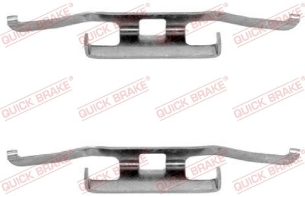 QUICK BRAKE Piederumu komplekts, Disku bremžu uzlikas 109-1098 QUICK BRAKE 109-1098 Piederumu komplekts, disku bremžu uzlikas BMW E28 par izdevīgu cenu