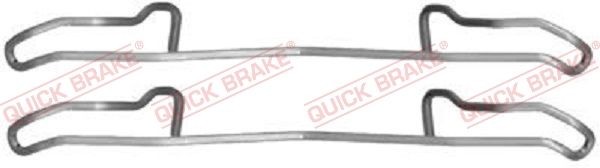QUICK BRAKE Monteringssats, bromsbelägg 109-1100 109-1100 QUICK BRAKE monteringssats, bromsbelägg Chevy LACETTI