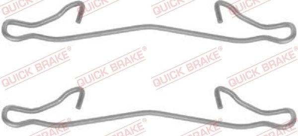 QUICK BRAKE Zubehörsatz, Scheibenbremsbelag 109-1121 109-1121 Zubehörsatz, Scheibenbremsbelag SMART CITY-COUPE QUICK BRAKE kaufen