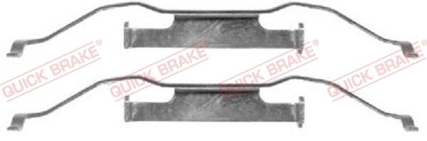 QUICK BRAKE Sada príslużenstva oblożenia kotúčovej brzdy 109-1148 Sada príslużenstva oblożenia kotúčovej brzdy QUICK BRAKE Alfa Romeo ALFETTA 109-1148