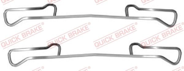 QUICK BRAKE Monteringssats, bromsbelägg 109-1150 Opel Astra F CC Monteringssats, bromsbelägg QUICK BRAKE 109-1150