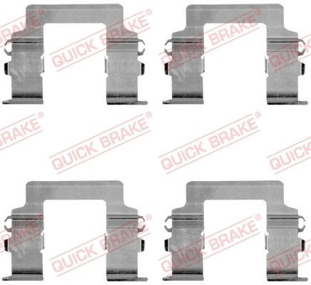 QUICK BRAKE Sada príslużenstva oblożenia kotúčovej brzdy 109-1161 QUICK BRAKE 109-1161 originálne Sada príslużenstva oblożenia kotúčovej brzdy Mitsubishi Colt 4 cena