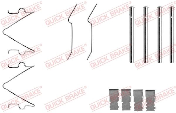 QUICK BRAKE Kit accessori, pastiglia freno 109-1173 QUICK BRAKE 109-1173 costo Kit accessori, pastiglia freno Mazda 121 DA originale