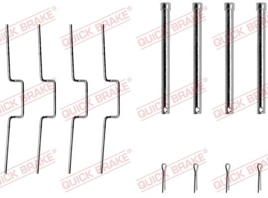 QUICK BRAKE Kit de acessórios, pastilhas de travão 109-1176 QUICK BRAKE 109-1176 originais Kit de acessórios, pastilhas de travão Land Rover Defender L316 custo