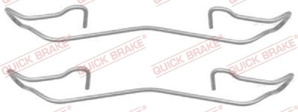 QUICK BRAKE Kit accessori, pastiglia freno 109-1187 QUICK BRAKE 109-1187 Kit accessori, pastiglia freno
