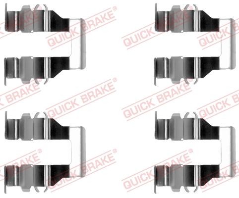 QUICK BRAKE Zubehörsatz, Scheibenbremsbelag 109-1199 109-1199 QUICK BRAKE Zubehörsatz, Scheibenbremsbelag Mitsubishi Galant 5 E50 Kosten