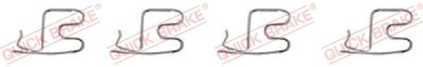 QUICK BRAKE Σετ βοηθ. εξαρτημάτων, τακάκια φρένων 109-1219 QUICK BRAKE 109-1219 Σετ βοηθ. εξαρτημάτων, τακάκια φρένων MAZDA 626 κόστος