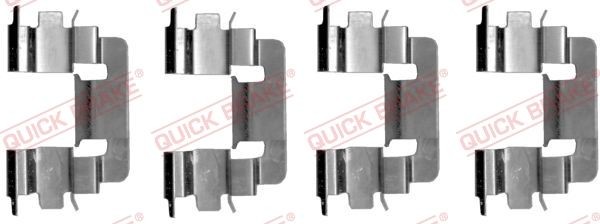 QUICK BRAKE Kit de acessórios, pastilhas de travão 109-1229 QUICK BRAKE 109-1229 originais Kit de acessórios, pastilhas de travão Accord VI Hatchback (CH, CL) custo