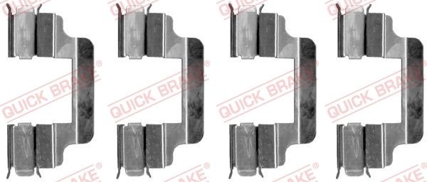 QUICK BRAKE Jarrupalojen asennussarja 109-1230 Fiat Ducato 280 Flatbed Kuorma-auto tarvikesarja, jarrupala QUICK BRAKE 109-1230