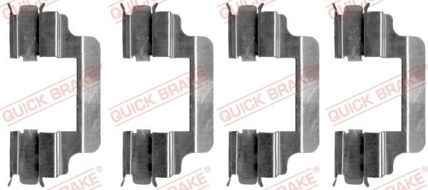 QUICK BRAKE Monteringssats, bromsbelägg 109-1231 QUICK BRAKE 109-1231 Monteringssats, bromsbelägg CITROËN Jumpy I MPV