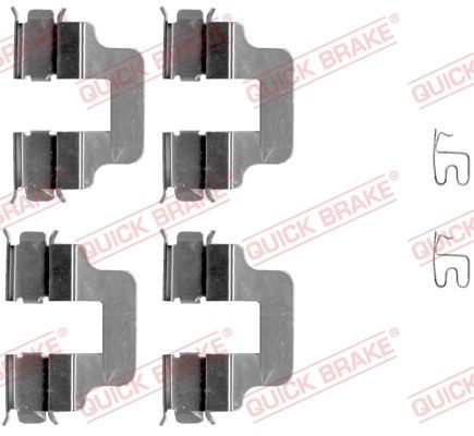 QUICK BRAKE Monteringssæt til bremseklodser 109-1245 QUICK BRAKE 109-1245 Monteringssæt til bremseklodser Volvo V90 originale