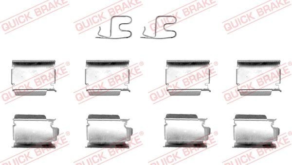 QUICK BRAKE Σετ βοηθ. εξαρτημάτων, τακάκια φρένων 109-1246 QUICK BRAKE 109-1246 Σετ βοηθ. εξαρτημάτων, τακάκια φρένων Vivaro C Van (K0) τιμες