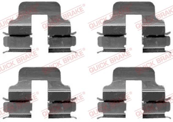 QUICK BRAKE Kit accessori, pastiglia freno 109-1247 QUICK BRAKE 109-1247 Kit accessori, pastiglia freno Mercedes Classe A W169 originale prezzo