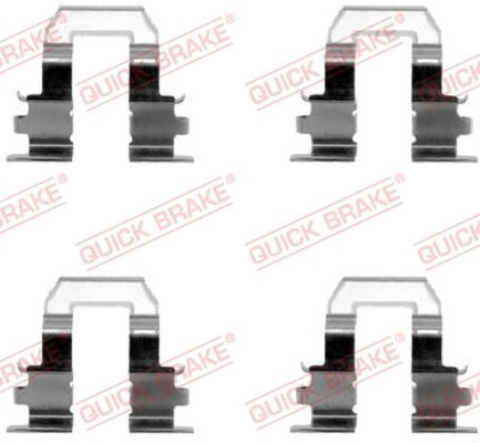 QUICK BRAKE Monteringssats, bromsbelägg 109-1255 QUICK BRAKE 109-1255 monteringssats, bromsbelägg Toyota Corolla E11 Kombi pris