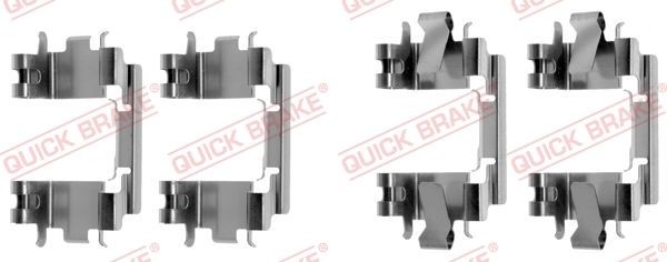 QUICK BRAKE Sada príslużenstva oblożenia kotúčovej brzdy 109-1257 QUICK BRAKE 109-1257 Sada príslużenstva oblożenia kotúčovej brzdy Honda Civic 6 Coupe cena