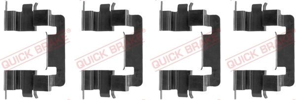 QUICK BRAKE Kit accessori, pastiglia freno 109-1278 QUICK BRAKE 109-1278 costo Kit accessori, pastiglia freno HONDA Accord VI Hatchback (CH, CL) originale