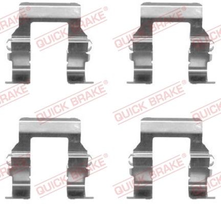 QUICK BRAKE Accessoireset, schijfremblok 109-1279 QUICK BRAKE 109-1279 Accessoireset, schijfremblok Mitsubishi Space Wagon prijs