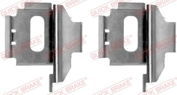 QUICK BRAKE Monteringssats, bromsbelägg 109-1283 QUICK BRAKE 109-1283 monteringssats, bromsbelägg MERCEDES-BENZ SPRINTER