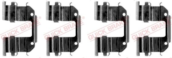 QUICK BRAKE Kit de acessórios, pastilhas de travão 109-1285 QUICK BRAKE 109-1285 Kit de acessórios, pastilhas de travão