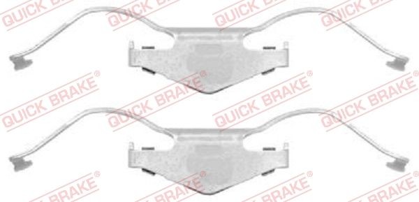 QUICK BRAKE Accessory Kit, disc brake pads 109-1297 QUICK BRAKE 109-1297 Opel Signum CC brake pad fitting kit replacement