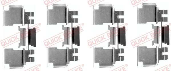 QUICK BRAKE Accessory Kit, disc brake pads 109-1621 QUICK BRAKE 109-1621 genuine Honda Integra DC2 brake pad fitting kit price