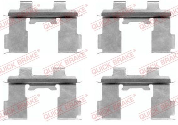 QUICK BRAKE Σετ βοηθ. εξαρτημάτων, τακάκια φρένων 109-1630 QUICK BRAKE 109-1630 Σετ βοηθ. εξαρτημάτων, τακάκια φρένων Suzuki Baleno 1 γνήσια τιμες