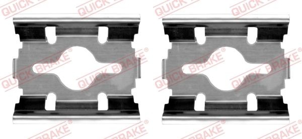 QUICK BRAKE Monteringssats, bromsbelägg 109-1657 QUICK BRAKE 109-1657 Monteringssats, bromsbelägg Fiat Ducato 230 Minibuss