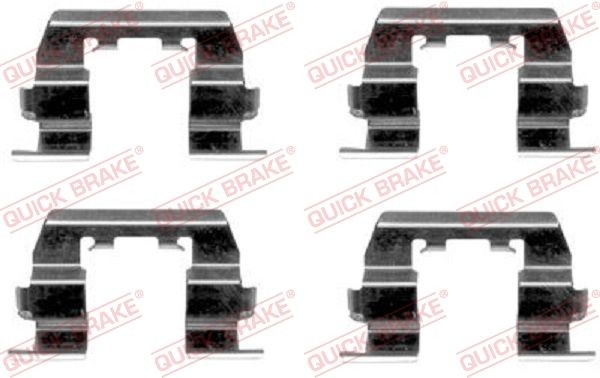 QUICK BRAKE Accessoireset, schijfremblok 109-1669 QUICK BRAKE 109-1669 Accessoireset, schijfremblok Hyundai Accent X3 aan een voordelige prijs