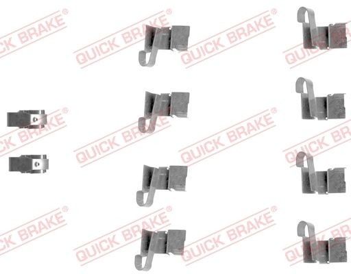 QUICK BRAKE Piederumu komplekts, Disku bremžu uzlikas 109-1671 QUICK BRAKE 109-1671 Piederumu komplekts, disku bremžu uzlikas Suzuki Grand Vitara GT cena