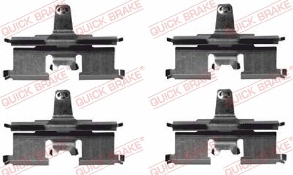 QUICK BRAKE Monteringssæt til bremseklodser 109-1692 QUICK BRAKE 109-1692 Korando SUV Cabriolet (KJ) Monteringssæt til bremseklodser originale pris