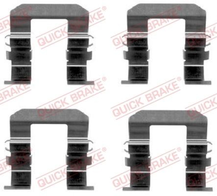 QUICK BRAKE Sada príslużenstva oblożenia kotúčovej brzdy 109-1704 QUICK BRAKE 109-1704 Sada príslużenstva oblożenia kotúčovej brzdy