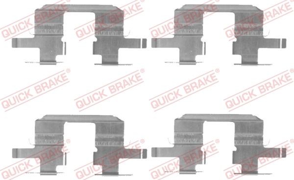 QUICK BRAKE Piederumu komplekts, Disku bremžu uzlikas 109-1711 Piederumu komplekts, disku bremžu uzlikas QUICK BRAKE JUSTY 109-1711 lēti