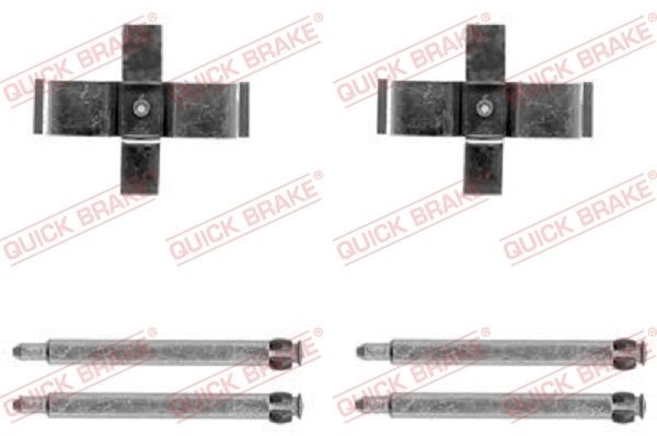 QUICK BRAKE Kit d'accessoires, plaquette de frein à disque 109-1713 QUICK BRAKE 109-1713 Kit d'accessoires, plaquette de frein à disque Mercedes S202 prix
