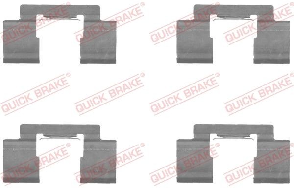QUICK BRAKE Accessoireset, schijfremblok 109-1732 QUICK BRAKE 109-1732 Accessoireset, schijfremblok CHRYSLER PT Cruiser Station Wagon aan een voordelige prijs