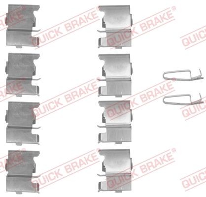 QUICK BRAKE Kit d'accessoires, plaquette de frein à disque 109-1775 QUICK BRAKE 109-1775 Kit d'accessoires, plaquette de frein à disque Mazda CX 9 TB à un prix avantageux