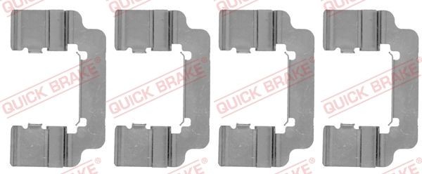 QUICK BRAKE Piederumu komplekts, Disku bremžu uzlikas 109-1777 QUICK BRAKE 109-1777 Piederumu komplekts, disku bremžu uzlikas Insignia A G09 orģinālās cena