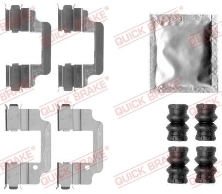 QUICK BRAKE Sada príslużenstva oblożenia kotúčovej brzdy 109-1806 QUICK BRAKE 109-1806 Sada príslużenstva oblożenia kotúčovej brzdy Volvo S80 II originálne cena