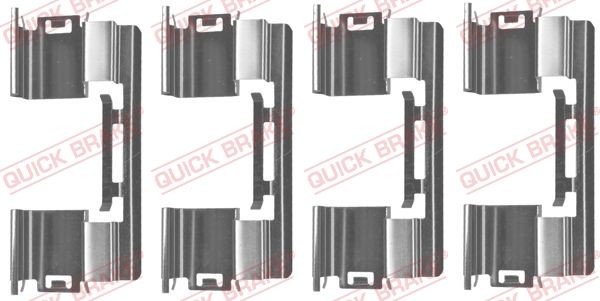 QUICK BRAKE Kit d'accessoires, plaquette de frein à disque 109-1813 QUICK BRAKE 109-1813 Kit d'accessoires, plaquette de frein à disque Astra J d'origine prix