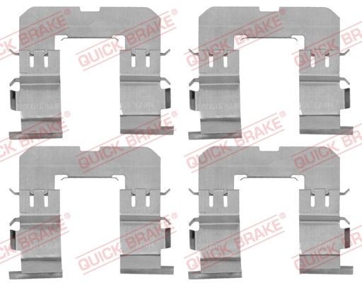 QUICK BRAKE Σετ βοηθ. εξαρτημάτων, τακάκια φρένων 109-1816 Σετ βοηθ. εξαρτημάτων, τακάκια φρένων QUICK BRAKE Subaru VANILLE Δίαυλος 109-1816