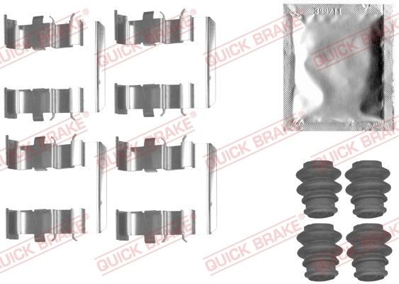 QUICK BRAKE Kit accessori, pastiglia freno 109-1831 QUICK BRAKE 109-1831 Kit accessori, pastiglia freno Hyundai H1 Travel originale prezzo
