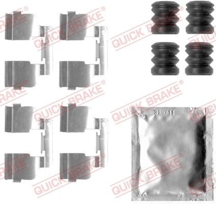 QUICK BRAKE Monteringssett, bremseklosser 109-1835 QUICK BRAKE 109-1835 Tibehørsett, skivebremse belegg Renault Megane 1 Grandtour pris