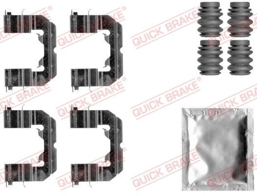 QUICK BRAKE Kit accessori, pastiglia freno 109-1859 QUICK BRAKE 109-1859 costo Kit accessori, pastiglia freno HYUNDAI Elantra V Sedan (MD) originale